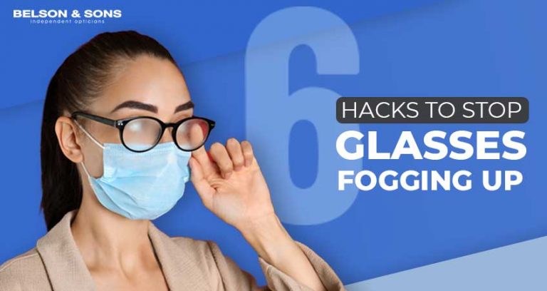 How to stop your glasses from fogging up when wearing a mask - Belson Opticians
