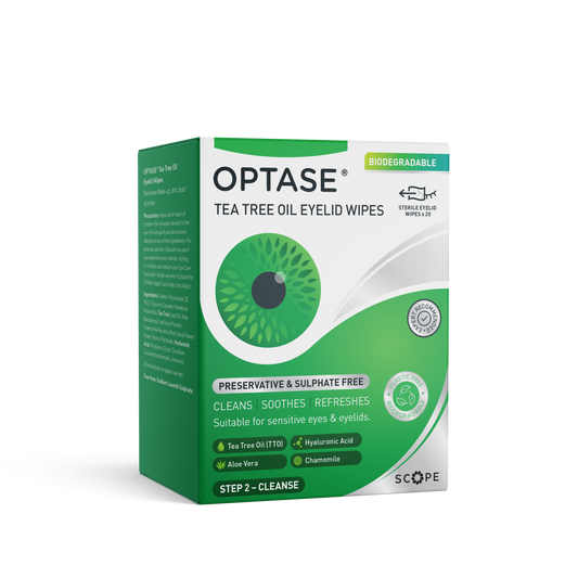 Optase Tea Tree Oil Eyelid Wipes