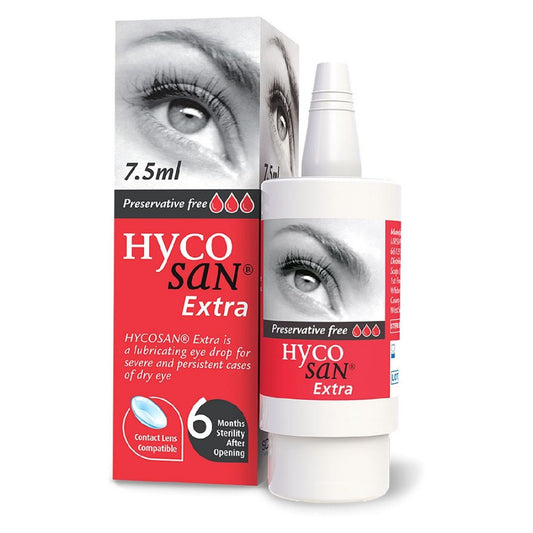 Hycosan Extra Preservative Free Eye Drops - 7.5ml - Belson Opticians 