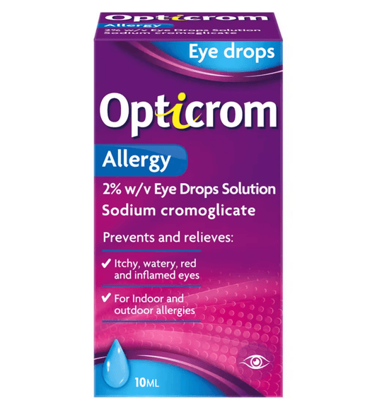 Opticrom Allergy Eye Drops - 10ml - Belson Opticians